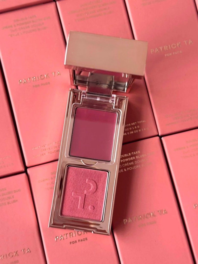 Patrick Ta Duo Blush Travel Size (Category: Makeup) located in Pasay City. Submitted by fortellebeauty.mnl (Listing ID 1459301242, Image 3). Description: Patrick Ta Duo Blush Travel Size 🌸 shades: She Goes to the Gym & She's that Girl 🏷️₱1950 💯 GUARANTEED AUTHENTIC. ✅ Ready for shipping/pick up 📩 SEND ME A DM IG&FB Page: @fortellebeauty.mnl.