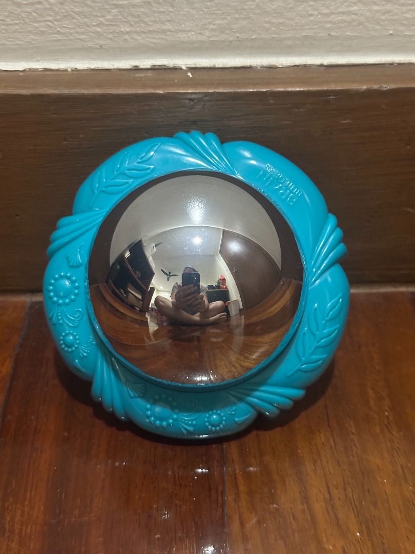 People Brain Builders Magic Reflection Ball Mirror Toy (Category: Infant Playtime) located in Makati City. Submitted by travelfinds34611 (Listing ID 1459373095, Image 2). Description: People Brain Builders Magic Reflection Ball Mirror Toy - Fun mirror & reflection toy for babies & infants, especially for tummy time - Strong suction cup for easy attachment to smooth surfaces (tiles, other mirrors) GREAT CONDITION. LIKE NEW..