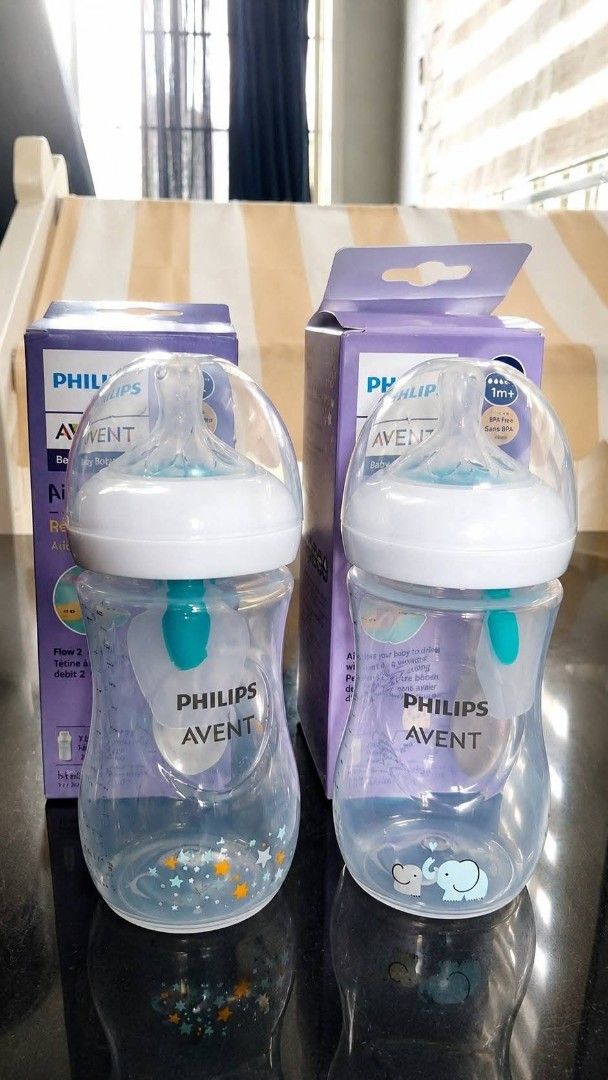 Philips Avent Baby Bottles 1m+ (2 pcs) (Category: Breastfeeding & Bottle Feeding) located in Manila. Submitted by boldgem.6ae0f6 (Listing ID 1459378129, Image 1). Description: - Set of 2 Philips Avent baby bottles - Flow rate: 1m+ - BPA-free material - Includes original packaging - Ideal for feeding your little one - Feel free to ask any questions! selling price 1500 for 2 pcs. loc gentri cavite for pick up,jnt or lalamove .