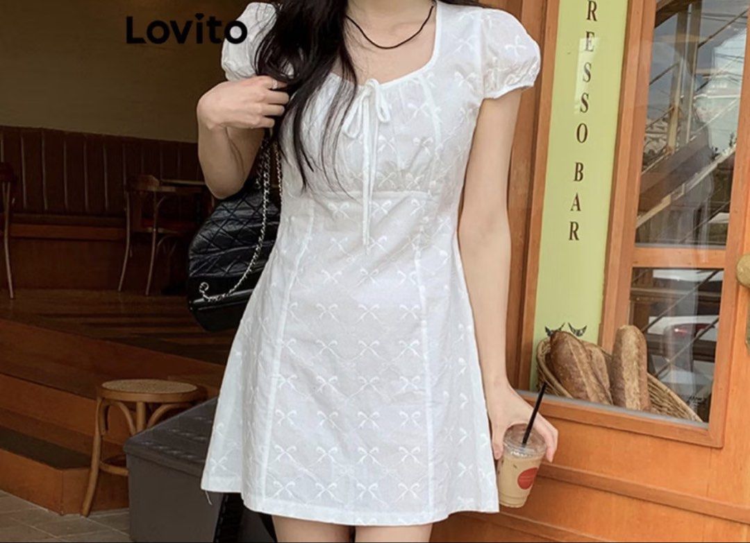 Plain Lace Up Dress (Category: Dresses) located in Cebu City. Submitted by esstackedclths (Listing ID 1459355722, Image 1). Description: 👚 Decluttering — FINAL PRICE ‼️ Discounts will ONLY apply when purchasing 3 or more items. ‼️ 👚👙👖🛍️ — Shipping from Cebu For outside Cebu : J&T For Cebu : Maxim — Mode of Payment Only GCASH When reserve: 2 days ONLY Terms & Conditions — ❕ Please take note payment is REQUIRED before shipping the item. ❕ — Fi