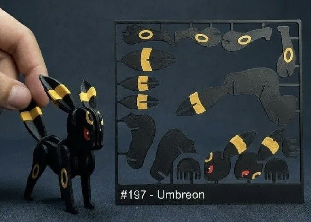 Pokemon Umbreon Model Kit - Build Your Own Figure (Category: Figurines & Statues) located in Quezon City. Submitted by laniestore (Listing ID 1459296901, Image 1). Description: - Assemble your own Umbreon figure! - Snap-together model kit - no glue required. - All pieces are on the sprue, ready to be popped out and connected. - Ideal for Pokemon enthusiasts and collectors. - Fun to build and display..