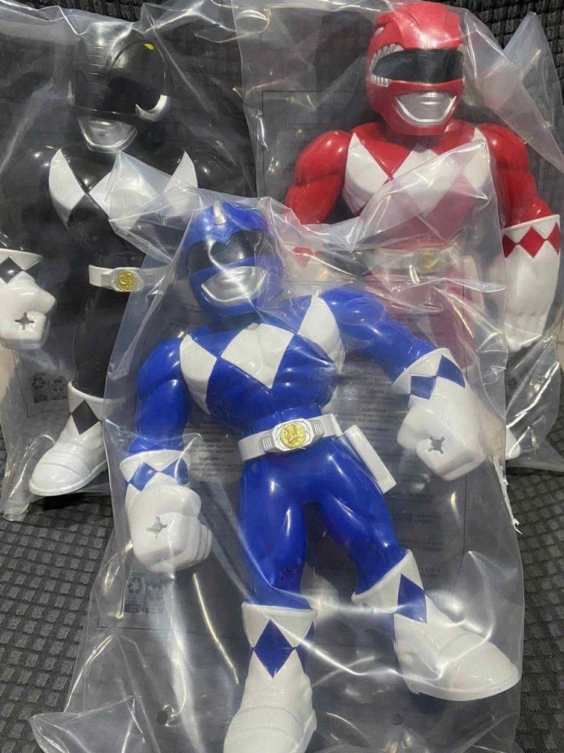 Power Rangers Action Figures Set - Red, Blue, Black (Category: Action & Battle Toys) located in Cagayan de Oro. Submitted by sethmarko27 (Listing ID 1459432357, Image 3). Description: - Classic Power Rangers action figures - Includes Red, Blue, and Black Rangers - Figures are sealed in individual plastic bags - Perfect for collectors or for play - Bring home these iconic heroes! -585 pesos each.