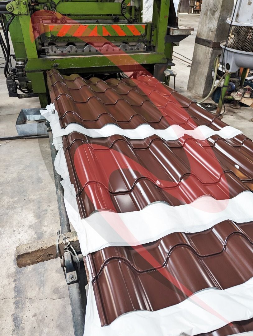 PPGI Tile Span Roofing (Category: Outdoor Furniture) located in Manila. Submitted by sheehan.inc (Listing ID 1459366769, Image 1). Description: PPGI tile-style roofing that combines a classic tiled appearance with the durability and lighter weight of metal roofing. ✅ Tile Span roofing with a classic tile-style appearance 📏 Thickness: 0.35mm | 0.40mm | 0.50mm | 0.60mm 🎨 Colors: Red, Blue, Green, White, Beige, Brown, Teal, Grey & Forest Green 🛠️