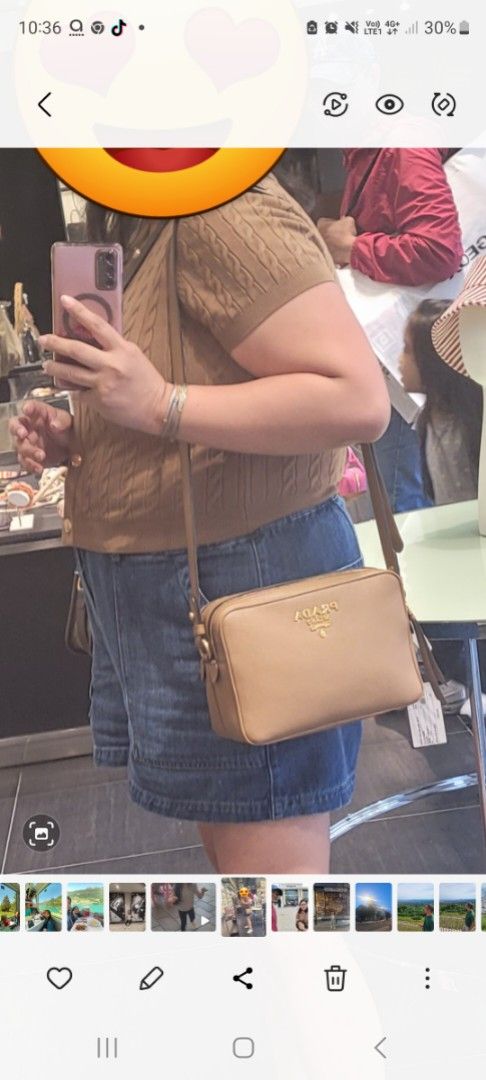 Prada Camera Bag (Category: Luxury Bags & Wallets) located in Taguig. Submitted by maisells29 (Listing ID 1459432894, Image 1). Description: - Brand new - Authentic - Personallt bought this item in Austria.