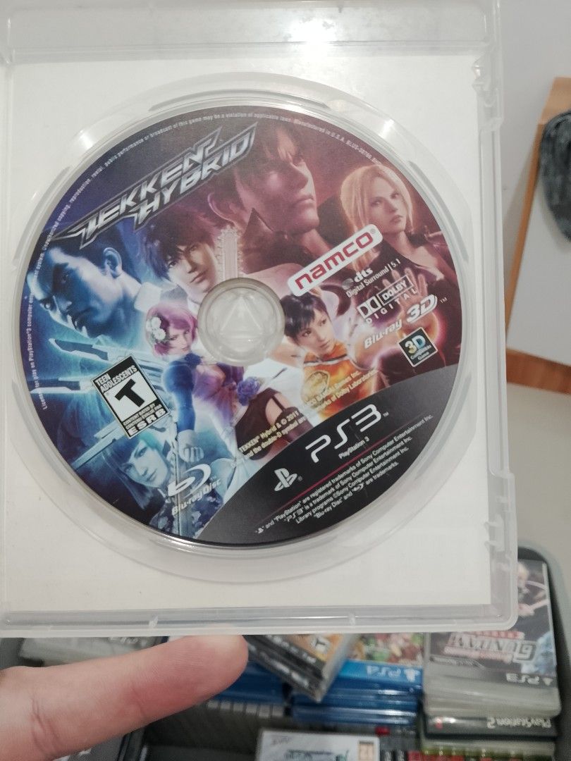 PS3 Tekken Hybrid Game (Category: PlayStation) located in Manila. Submitted by coolowl-156047 (Listing ID 1459406584, Image 2). Description: - Tekken Hybrid for PlayStation 3 - Includes Tekken Tag Tournament HD - Includes Tekken 6 - Includes Tekken Blood Vengeance 3D movie - Great fighting game collection - Disc and case are in good shape.