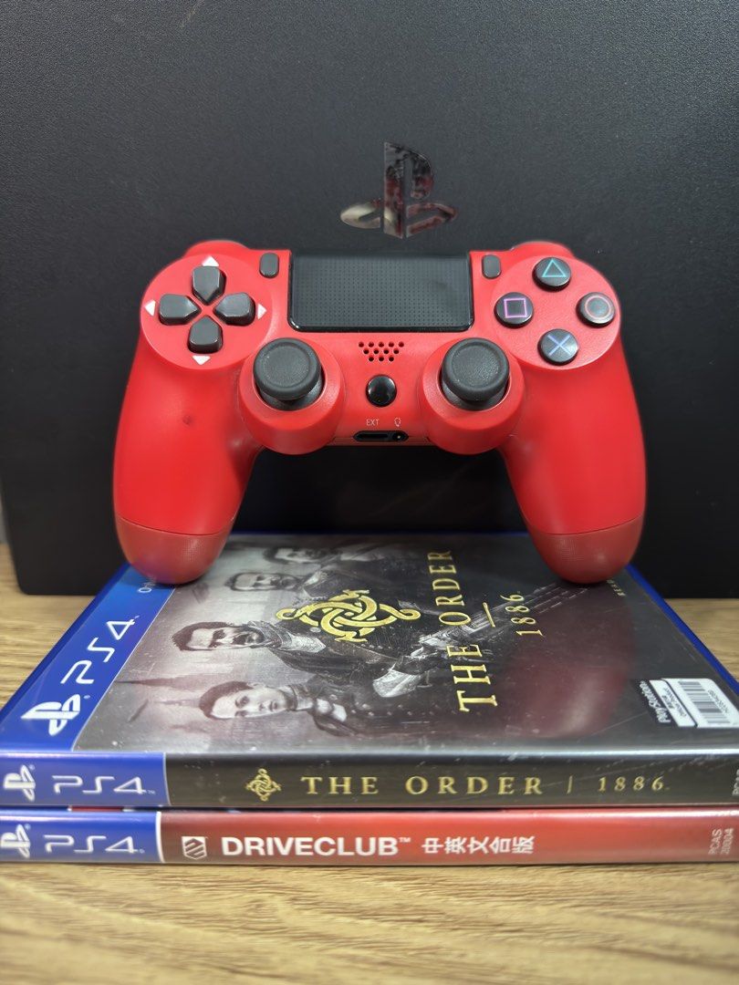 PS4 Pro 1TB with 1 controller + 2 games (Category: PlayStation) located in Pasig City. Submitted by robbiseraphin (Listing ID 1459371793, Image 2). Description: 🎮 Selling: PS4 Pro 1TB with 1 controller + 2 games ✅ TAKE ALL Inclusives: - PS4 Pro 1TB (never been opened or repaired) - 1 OEM controller - 2 games (Driveclub, order 1866) - complete wires (HDMI and power chord) - no box - latest firmware 📍 located in Mandaluyong. Pwede unli testing di