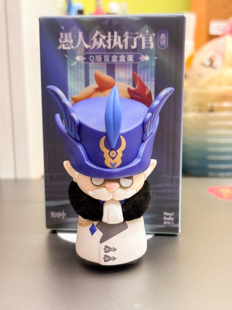 PULCINELLA CONFIRMED - Genshin Fatui Blind Box (Category: Designer & Blind Box Toys) located in Taguig. Submitted by yoimiyakisses (Listing ID 1459420778, Image 2). Description: confirmed pulcinella the rooster figure listing by @yoimiyakisses on carousel | @onedge.ph on ig •unsealed, with card • if ratio bought with dottore, ₱400 each (total of ₱800 + sf) other characters available: ❄️ SIGNORA (secret) - 2,500 ❄️ PANTALONE - 700 ❄️ random unopen