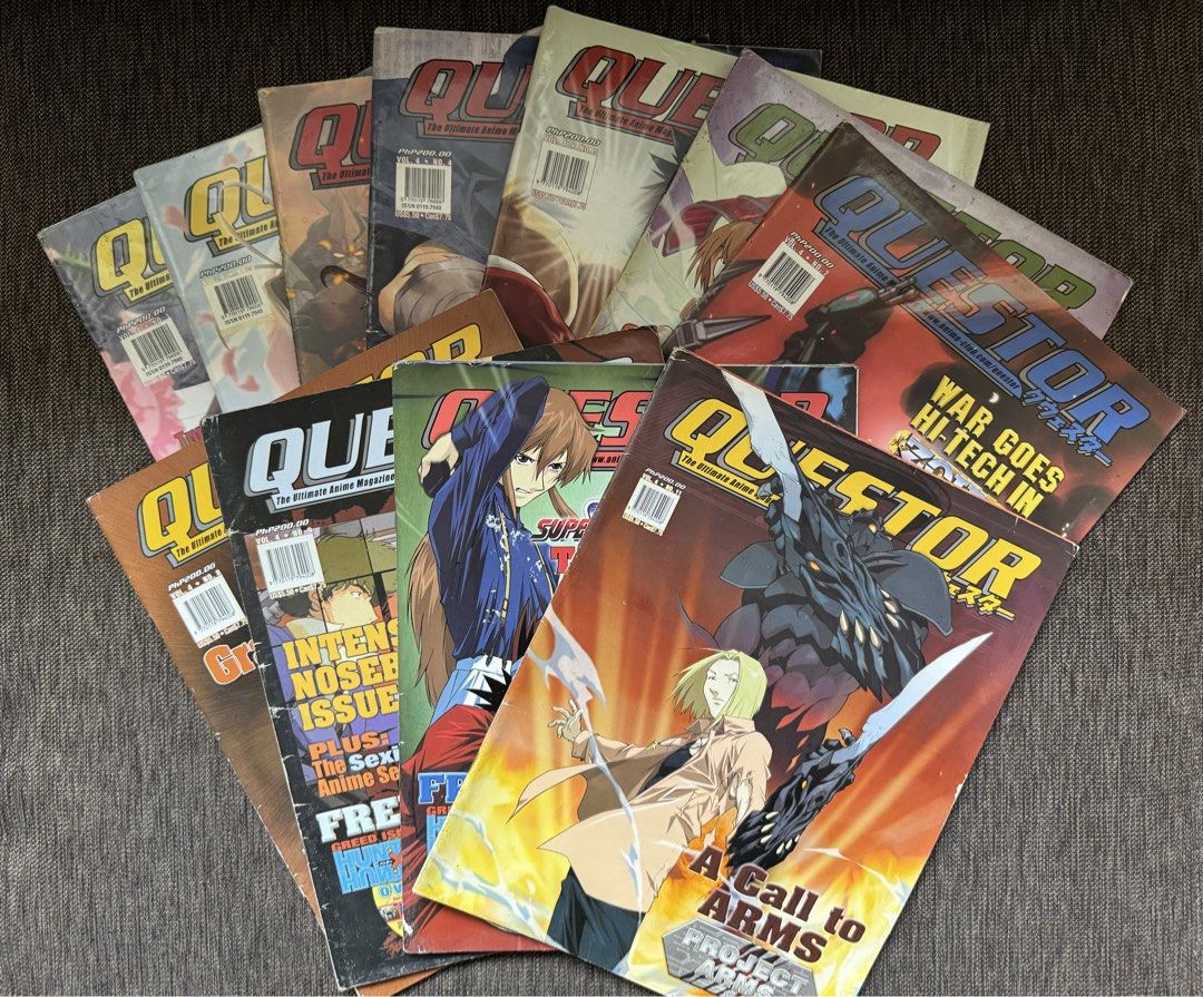 Questor Magazine vol 4 Complete for TAKE ALL (Category: Magazines) located in Cebu City. Submitted by kxiii (Listing ID 1459335871, Image 1). Description: - Questor Magazine - vol 4 #1-11 MOP: GCash / Bank Transfer MOD: JnT.