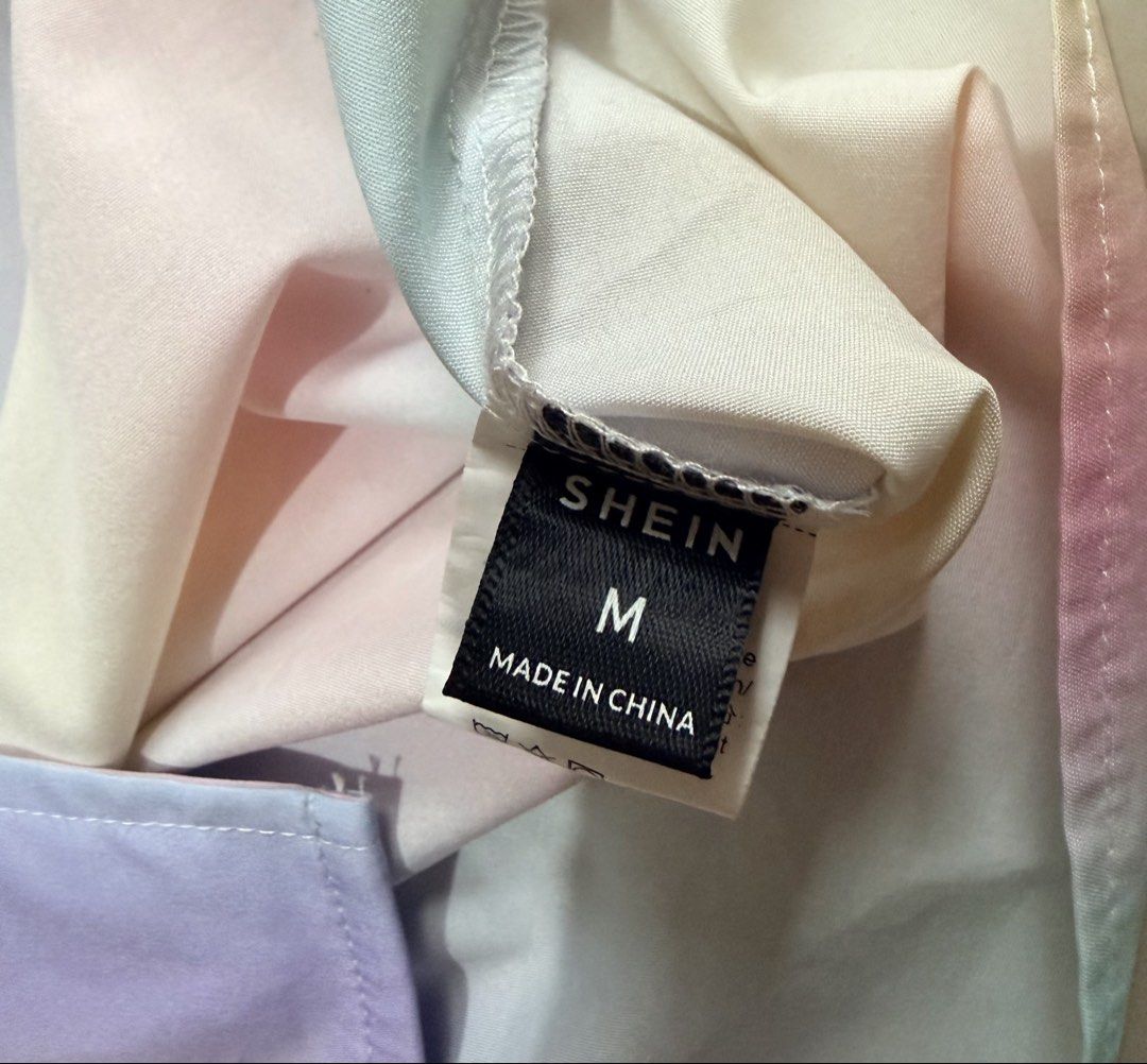 Rainbow Polo for Men size Medium (Category: Tshirts & Polo Shirts ) located in Cabuyao City. Submitted by jess_a (Listing ID 1459399161, Image 2). Description: Rainbow Polo for Men Medium Size Shein Used only once Like new.