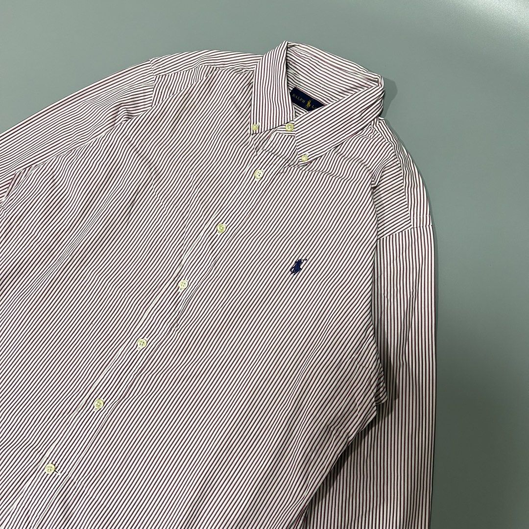 Ralph Lauren Button Down Long Sleeve (Category: Formal Shirts) located in Pandi. Submitted by davidsorianooo917 (Listing ID 1459402132, Image 2). Description: Ralph Lauren Button Down Long Sleeve In Excellent Condition No Issue Actual Width: 23 Actual Length: 30 1280 + Shipping Fee Unli Video Call Unli Vouch 📍Pandi Bulacan.