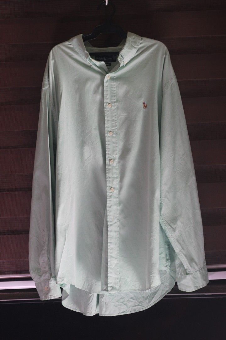 Ralph Lauren button up polo long sleeve (Category: Activewear) located in Calabanga. Submitted by foxsthrift_420 (Listing ID 1459350874, Image 1). Description: size xl like new pwede sa masilan no issue dm to purchase TYIA.