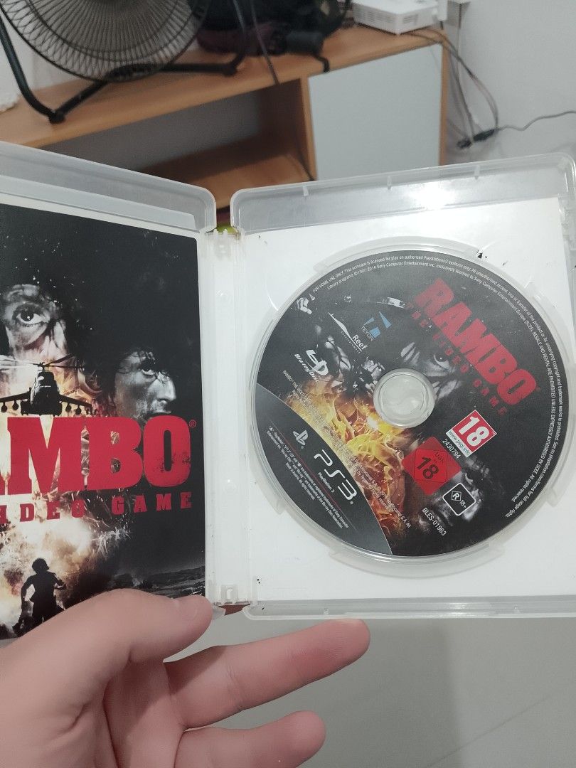 Rambo: The Video Game PS3 (Category: PlayStation) located in Manila. Submitted by coolowl-156047 (Listing ID 1459406717, Image 2). Description: - Rambo: The Video Game for PlayStation 3 - Rated 18+ - Supports PlayStation Move features - Disc is in the case - Get ready for action!.