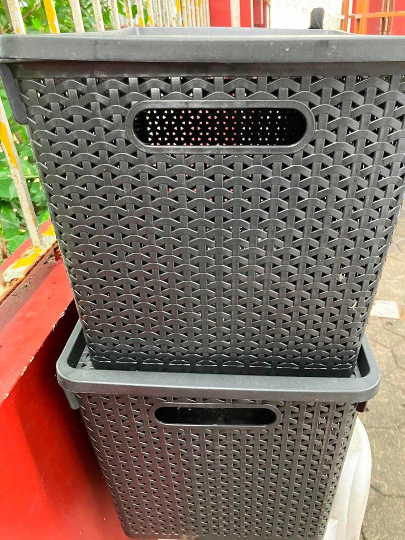 Rattan basket (Category: Laundry Baskets) located in Bulacan. Submitted by haze0108 (Listing ID 1459417569, Image 1). Description: BUY1 TAKE 1 BLACK AND BROWN AVAILABLE ORIG RATTAN.
