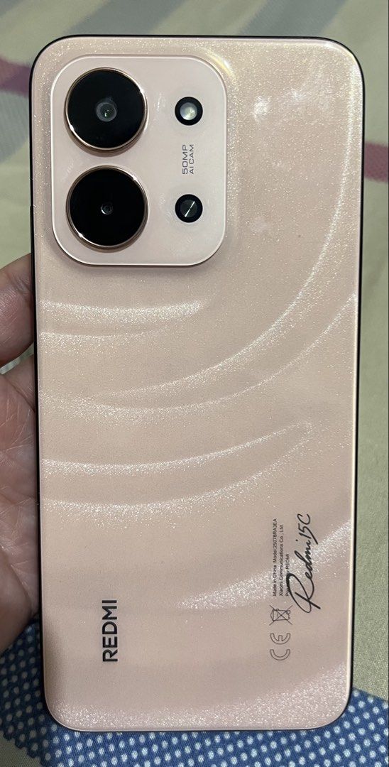 Redmi 15c 128gb (Category: Xiaomi) located in Manila. Submitted by slayybiatch (Listing ID 1459380643, Image 1). Description: PM for those 📌 𝟏𝟎𝟎 % ORIGINAL❗️PRE OWNED REDMI 15-C 128gb FOR SALE‼️ ‼️RUSH❗️RUSH!❗️RUSH‼️ 📍 Condition: May small dents sa gilid pero hindi siya masyadong visible. 📍Network: Open Line / Dual Sim (available to all networks or sim cards) 📍Reason for selling: Budget 📍For meet ups ONLY❕❕❕ (Location: Makati or Manila) �