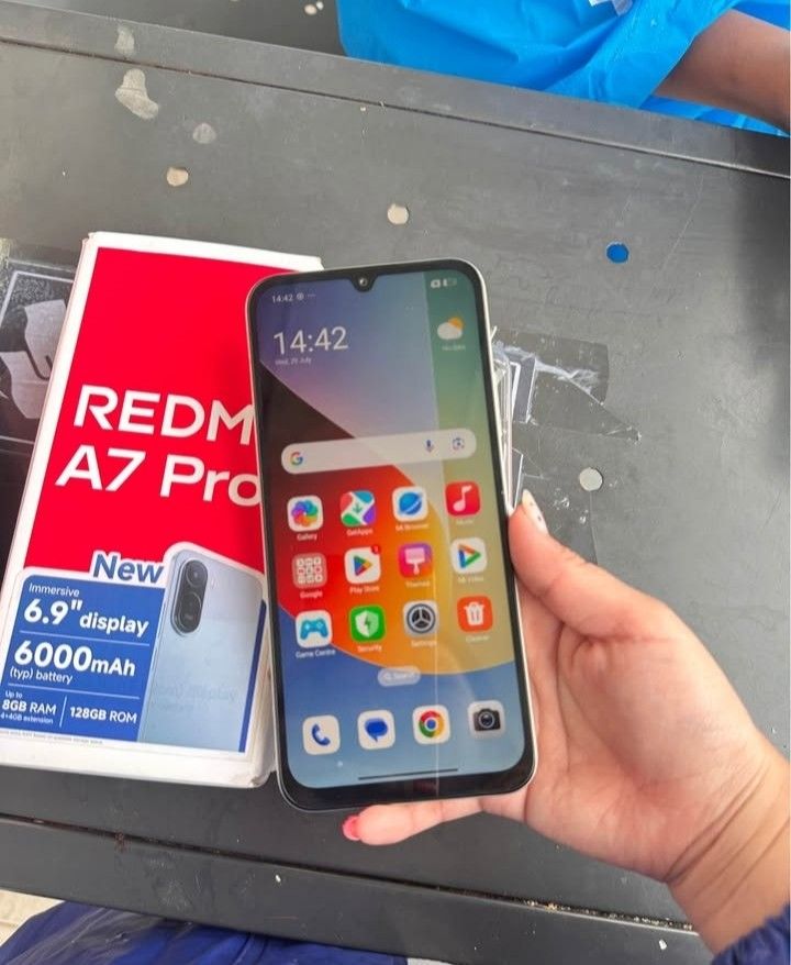 Redmi A7 Pro 128 Gb (Category: Xiaomi) located in Los Banos. Submitted by megsthriftshops (Listing ID 1459298163, Image 1). Description: Used for 1 Month With box And Charger.