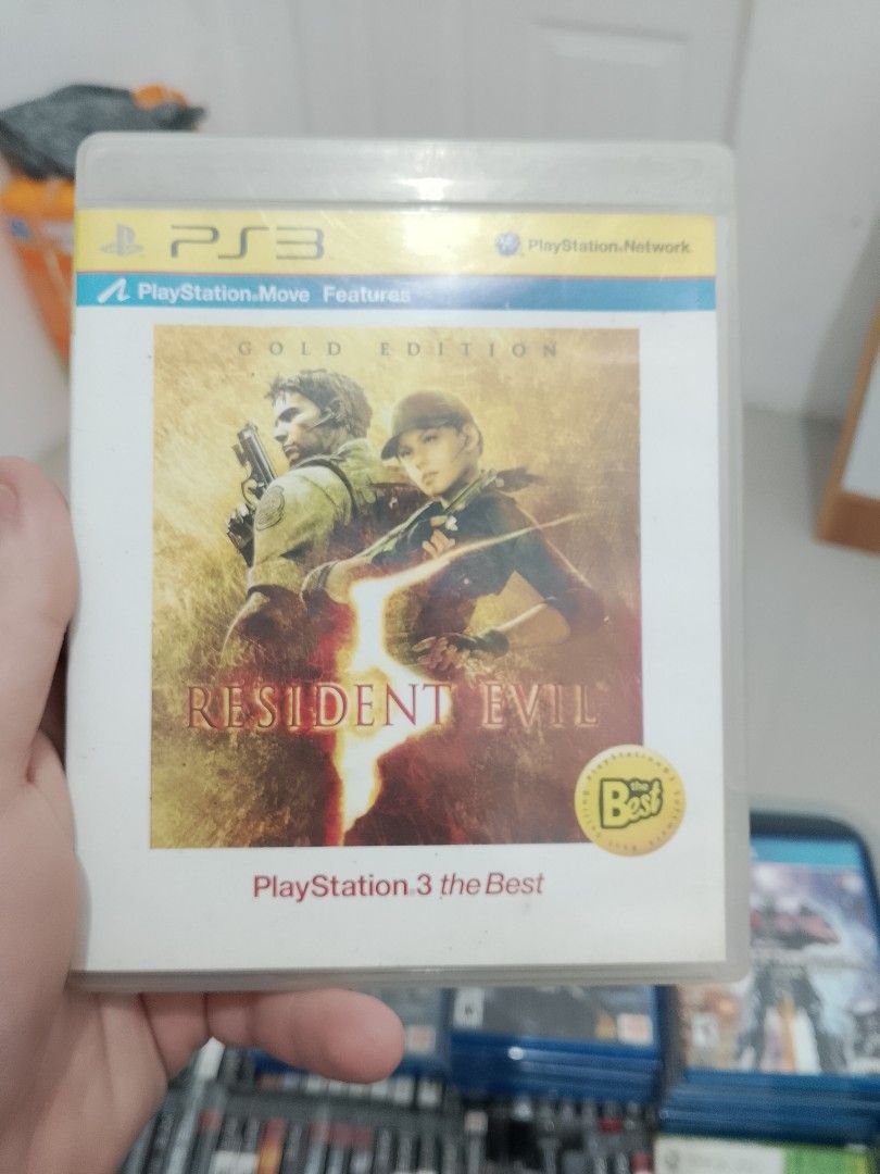 Resident Evil 5 Gold Edition PS3 Game (Category: PlayStation) located in Manila. Submitted by coolowl-156047 (Listing ID 1459479002, Image 1). Description: - Resident Evil 5 Gold Edition for PlayStation 3 - Includes game disc and case - Exciting action-adventure gameplay - Fun to play!.