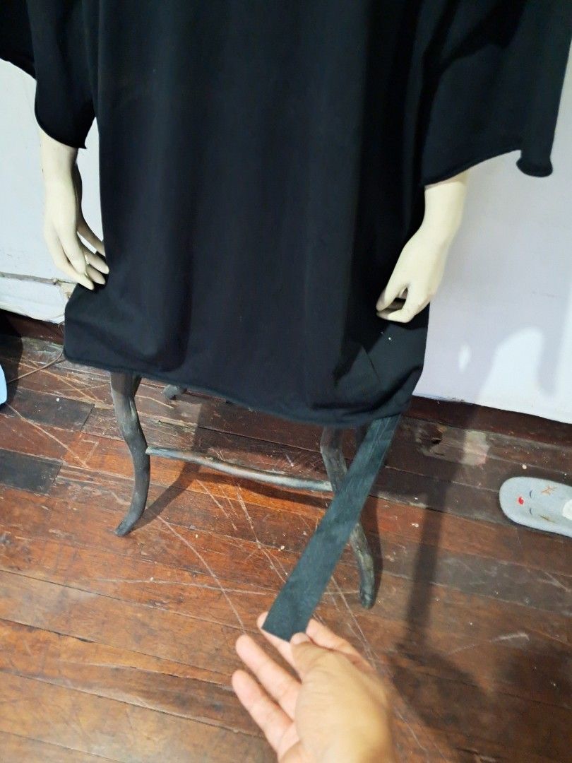 Rick Owens oversized T-shirt Black (Category: Tshirts & Polo Shirts ) located in Manila. Submitted by msaludo (Listing ID 1459383789, Image 3). Description: - Authentic Rick Owens Black T-Shirt - Unique silver eyelet details on the chest - Small embroidered patch on the sleeve - Made in Moldova - Distributed by Owenscorp Italia Spa - A must-have addition to your wardrobe.