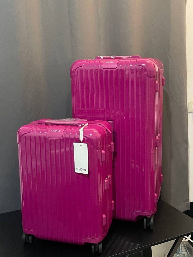 Rimowa Luggage set (Category: Luggage) located in Manila. Submitted by mscate (Listing ID 1459487592, Image 3). Description: set 30,000 magenta color.