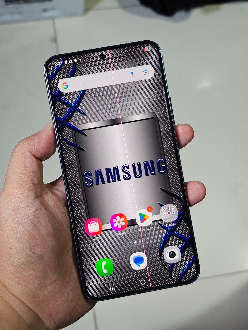 S22 Plus 5G Samsung (Category: Samsung) located in Manila. Submitted by aprilrosed02630 (Listing ID 1459375999, Image 1). Description: Samsung Galaxy S22 Plus 5G 8/256gb Line issue only 💯 super okay pa gamitin Camera Superb 📷 Battery normal pa rin As is Unit only Fixed No swap Price: 7,999pesos Fixed na No swapping 📌 Kingjohn Furniture.
