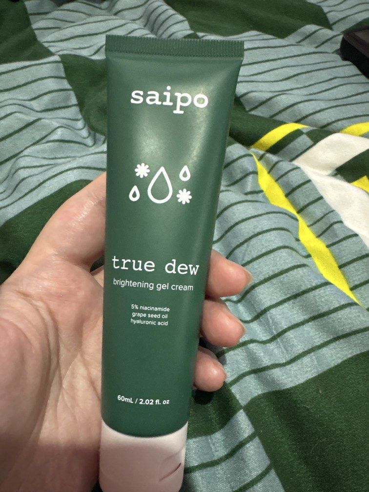 Saipo Moisturizer (Category: Face Care) located in Taguig. Submitted by prelovedbymemae (Listing ID 1459324917, Image 1). Description: Saipo True Dew Brightening Gel Cream Expiry: Feb 2028.