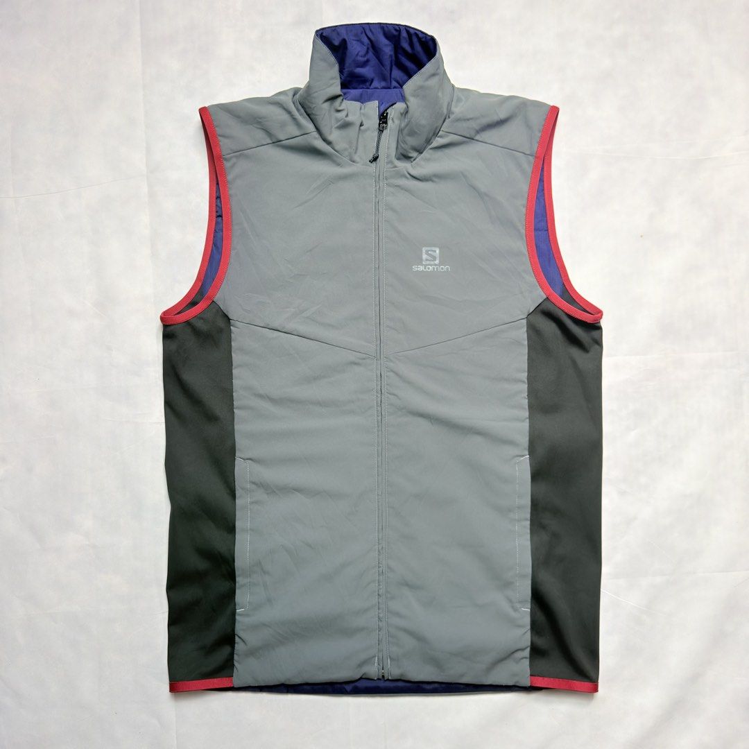 SALOMON - Sample Reversible Vest (Category: Vests) located in Cavite. Submitted by gooditems.cavite (Listing ID 1459414290, Image 2). Description: Size large Dimensions posted already Primaloft Authentic sample piece No flaws Excellent condition.