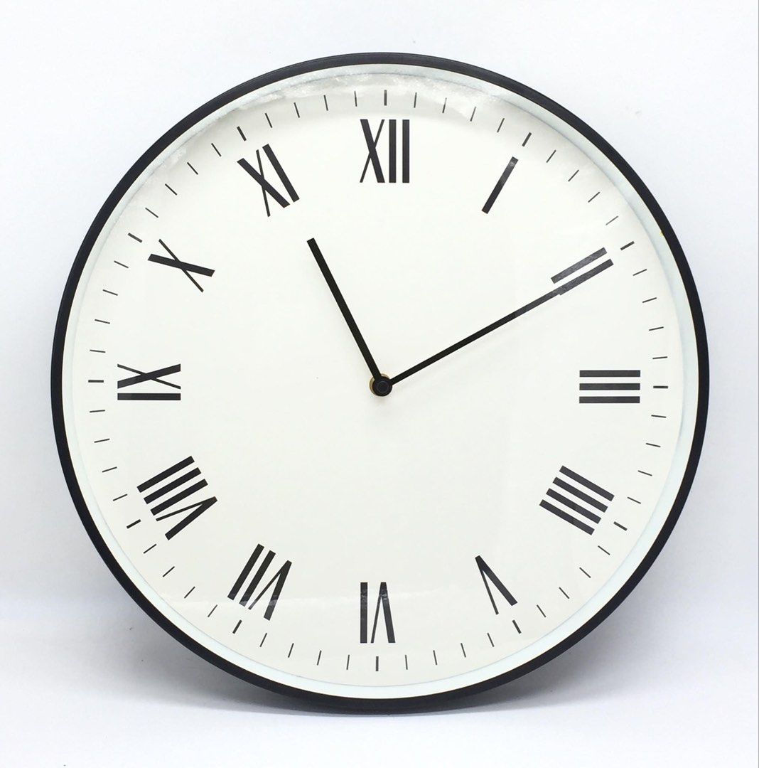 SANGTAI 16” Minimalist Roman Numeric Vintage Wall Clock (Category: Clocks) located in Pasay City. Submitted by meostore (Listing ID 1459314405, Image 1). Description: SANGTAI 16” Minimalist Roman Numeric Vintage Wall Clock -Approx. Meas.: 16 inches -Features: Modern minimalist design; Roman numeric numbers; Openook -Ideal for home decor, living area, office -Requires 1x AA battery NOTE: Please expect slight markings or paintchips. Actual photos a