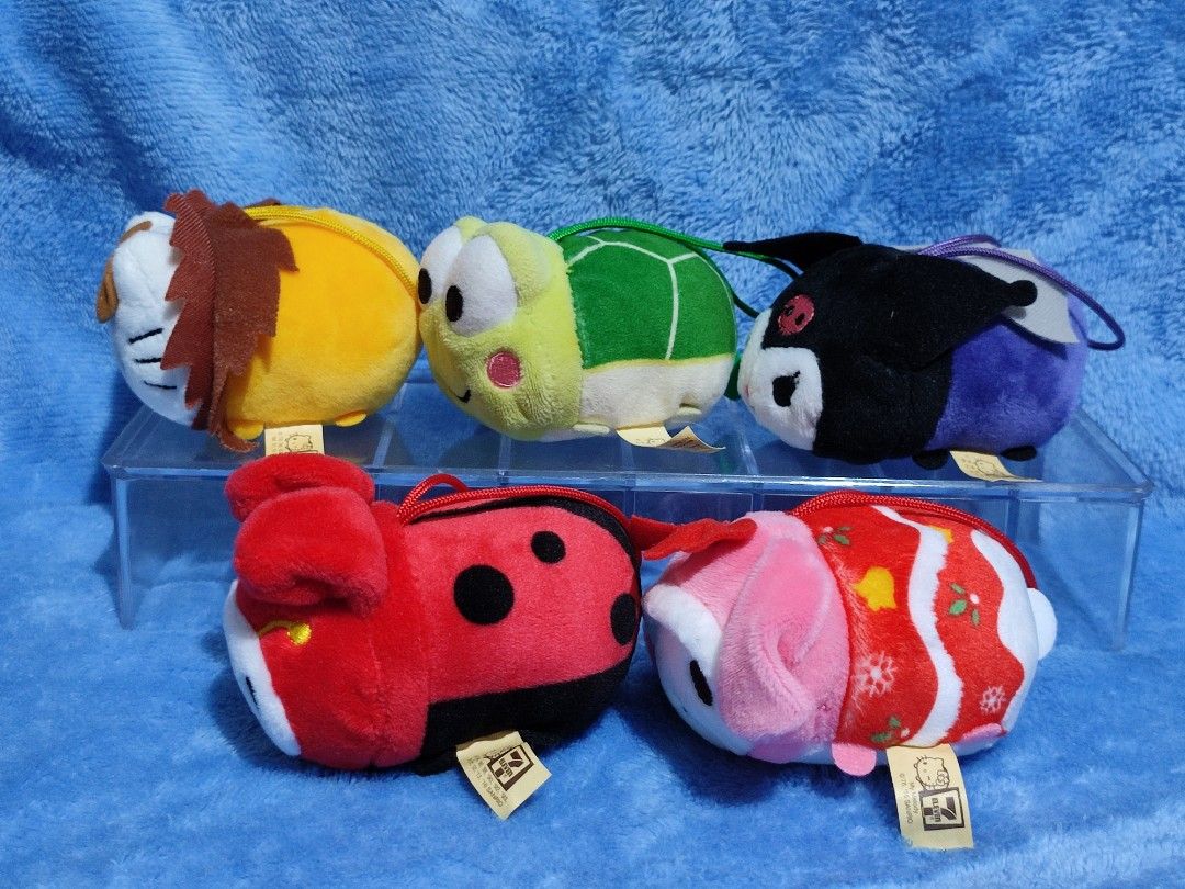 Sanrio 7-11 & Mcdo Plush Keychains - Various Characters (Category: Character Goods) located in Baguio. Submitted by abigailmyra (Listing ID 1459291260, Image 3). Description: - Adorable Sanrio plush keychains from 7-11 & Mcdo - Characters include: Kitty, My Melody, Keroppi, Kuromi, Pompompurin, Monkichi, Badzmaru, Chococat - Perfect for decorating bags or as small gifts - Price: P75 each & P65 each loc:Baguio-CAR .