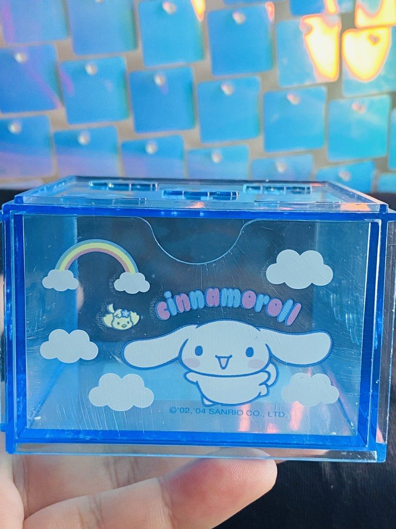 Sanrio Cinnamoroll mini storage drawer (Category: Storage Boxes & Baskets) located in Manila. Submitted by kawaii_omocha_est2020 (Listing ID 1459339242, Image 1). Description: ✅Mine now/ Pay now ✅ Please scan all photos for more details. ✅ Manage your expectation. Most of items are preloved. ✅ Actual color may vary due to lighting conditions. ✅ Gcash Pyment ✅ Mode of Delivery Via Flash Express 🚫No Low Balling/ Low Ballers will be ignored. 🚫No R