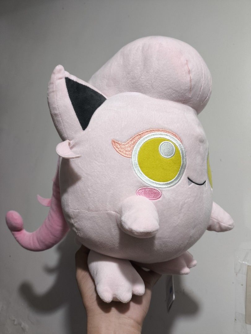 Scream Tail (Category: Plushies & Soft Toys) located in Tigaon. Submitted by pikachaaan_ (Listing ID 1459404787, Image 2). Description: - Adorable Jigglypuff plush toy - Super soft and squishy - Classic pink color with big yellow eyes - Ideal for Pokemon fans, collectors, or as a cuddle buddy - Brand new with tag still attached.