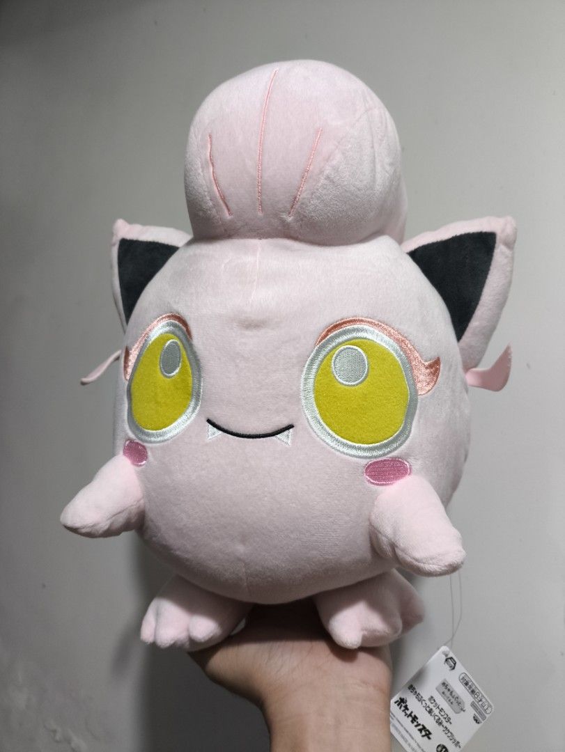 Scream Tail (Category: Plushies & Soft Toys) located in Tigaon. Submitted by pikachaaan_ (Listing ID 1459404787, Image 1). Description: - Adorable Jigglypuff plush toy - Super soft and squishy - Classic pink color with big yellow eyes - Ideal for Pokemon fans, collectors, or as a cuddle buddy - Brand new with tag still attached.