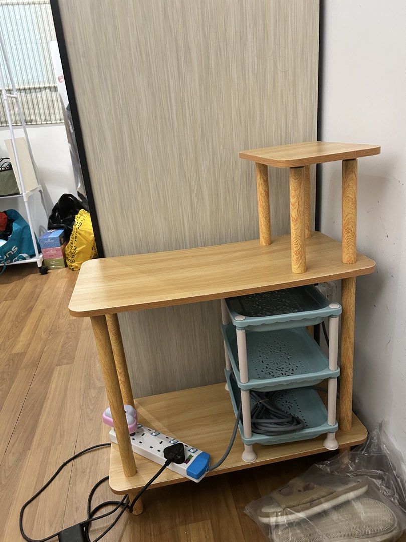 Side table (Category: Shelves, Cabinets & Racks) located in Kuala Lumpur. Submitted by rys_123 (Listing ID 1459424874, Image 2). Description: In very good condition. No damages. Size details are in the photo.