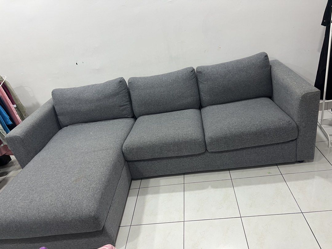 sofa (Category: Sofas) located in Langgar. Submitted by koqamaih (Listing ID 1459428152, Image 3). Description: Ikea Pickup sendiri area Sentul KL .