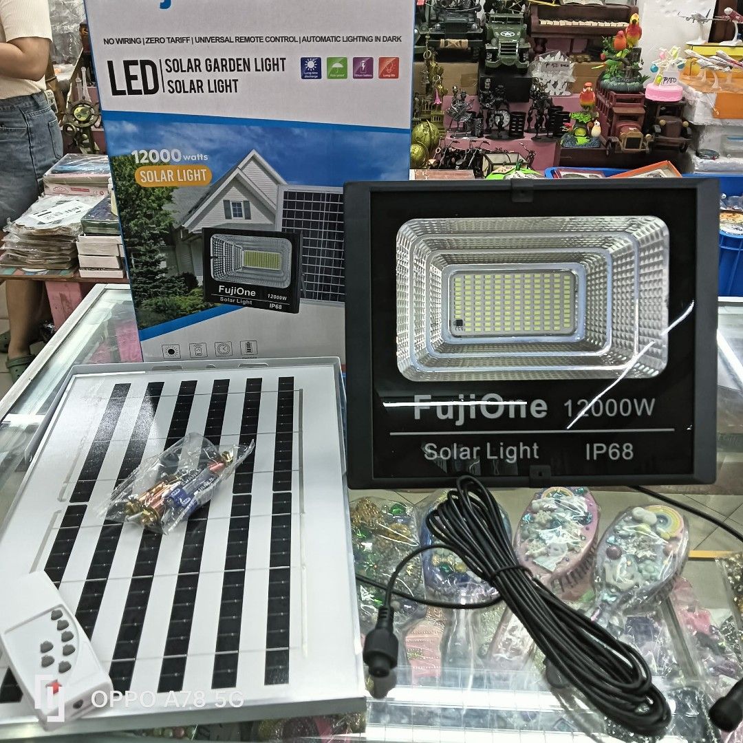 SOLAR LIGHTS 12000w (Category: Everything Else Others) located in Manila. Submitted by delacruzga94330 (Listing ID 1459437806, Image 1). Description: available SOLAR lights 12000w for order pm or text/call09064020441.