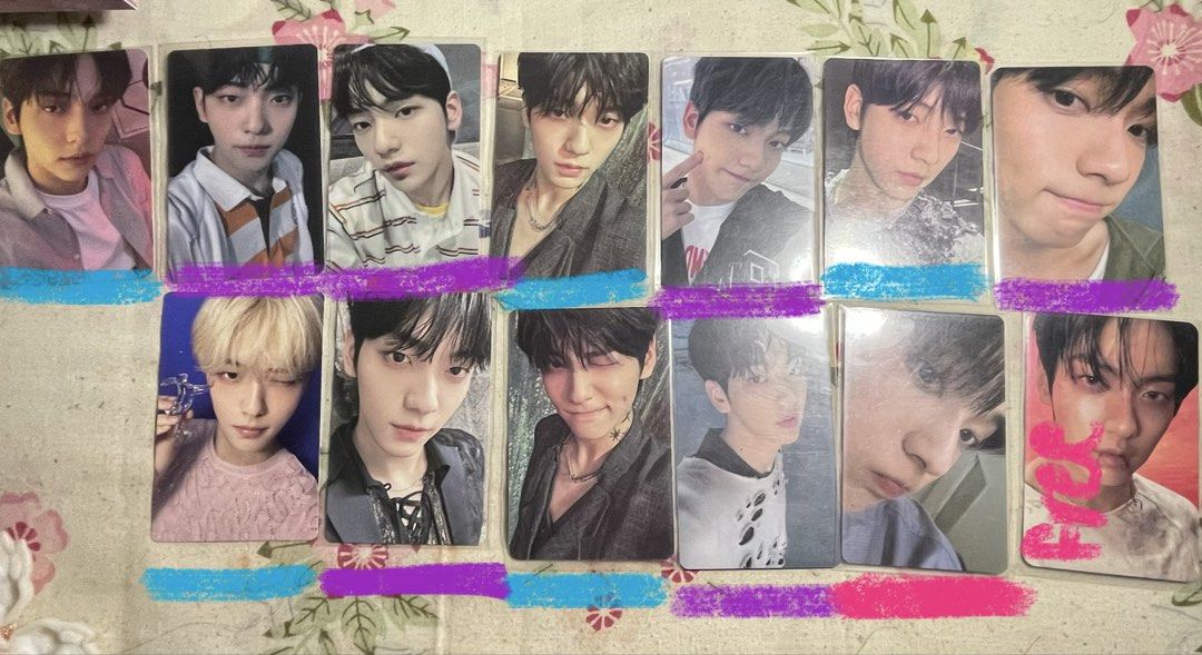 soobin assorted photocards (Category: K-Wave Merchandise) located in San Pablo. Submitted by blueminslls_ (Listing ID 1459487266, Image 1). Description: Blue mark — ₱150 each Soobin 1:1 to any purple mark pcs Purple — ₱240 each most of them are pobs and lda Pink — ₱400 [ non album pcs ] X sensitive collectors and impatient Have past transaction Can ship today PAYO and DOP .