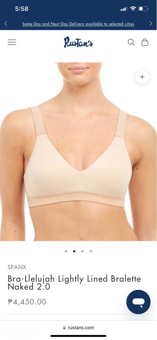 Spanx Bra-llelujah (Category: Undergarments & Loungewear) located in Makati City. Submitted by ellespreloved2.0 (Listing ID 1459489291, Image 2). Description: In very good condition Like new L on tag fits up to 42B Stretchable Soft and buttery.