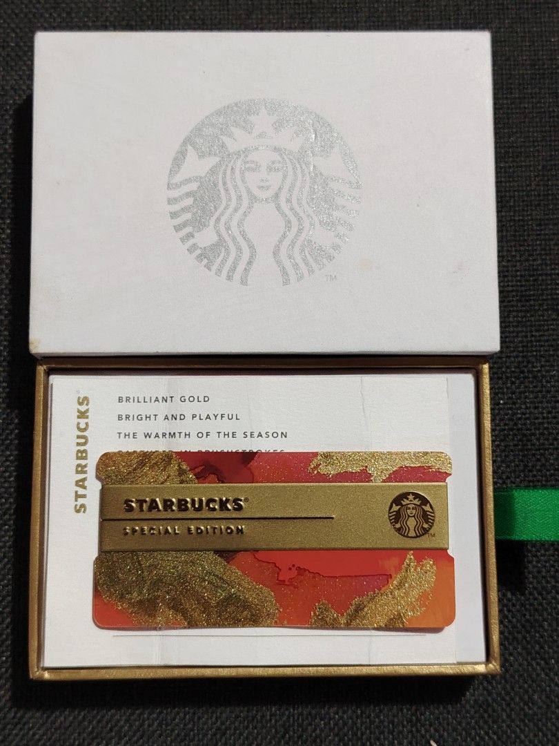 Starbucks Special Edition Card 2017 (Category: Vintage Collectibles) located in Quezon City. Submitted by anna.anna8 (Listing ID 1459400515, Image 1). Description: - Starbucks Special Edition Card - Comes in a Starbucks logo gift box - Ideal for collectors or as a thoughtful gift.