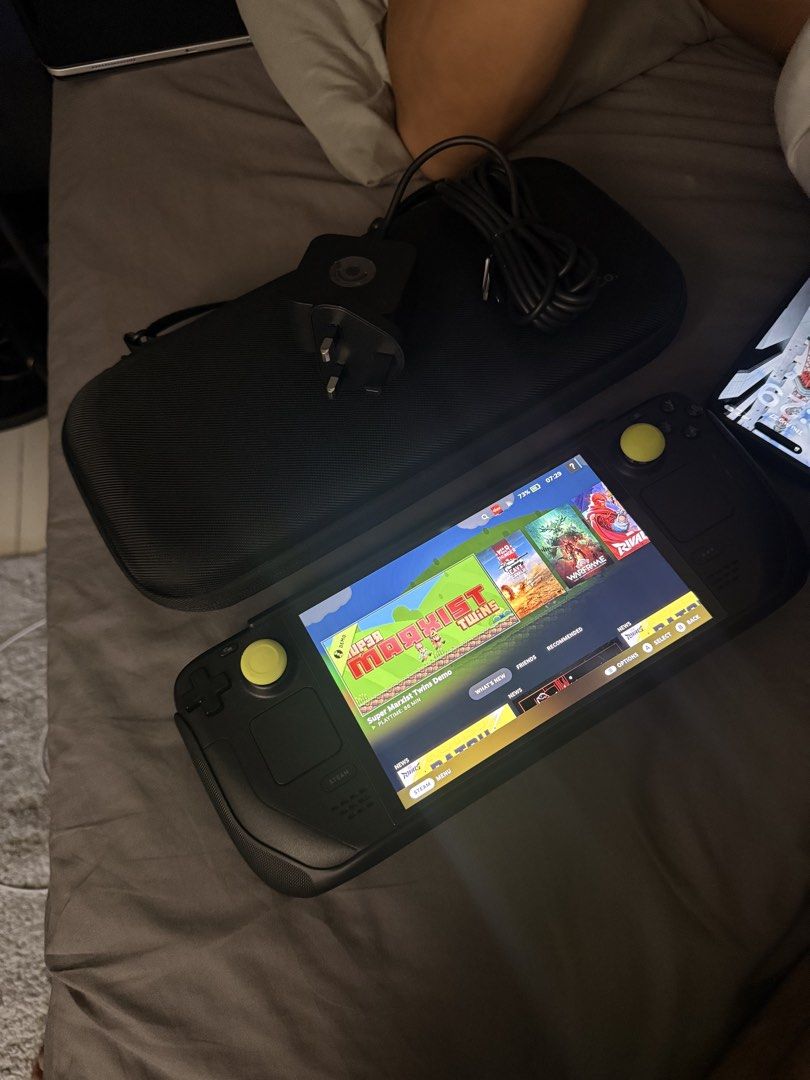 Steam Deck OLED 1TB (Category: Others) located in Pasay City. Submitted by aj_gadgets (Listing ID 1459437862, Image 3). Description: FOR SALE Used - like new • Used only a few times • Good as new / No hidden issue • 100% Battery Health • Screen: HDR OLED with up to 90Hz refresh rate Inclusion: - Steam Deck OLED 1TB Console - Charger - Carry Case location: pasay, moa, one ayala meet up.