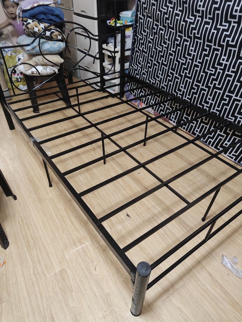 STEEL BED DOUBLE SIZE FRAME ONLY (48×75) (Category: Bed Frames & Mattresses) located in Manila. Submitted by kheyfurniture (Listing ID 1459365384, Image 1). Description: CASH ON DELIVERY WE DELIVERY AROUND METRO MANILA AND NEARBY CITIES WITH DELIVERY FEE BRAND NEW HEAVYDUTY AND GOOD QUALITY FREE ASSEMBLE WE ACCEPT BULK ORDERS.