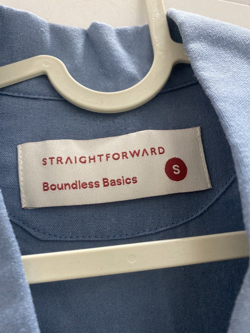STRAIGHTFORWARD Boundless Basics Blue Sleeveless Collared Top Size S (Category: Sleeveless) located in Manila. Submitted by tonialalelilolu (Listing ID 1459395467, Image 2). Description: - Worn once only - bought for 499 (sale) - rfs: not my style .