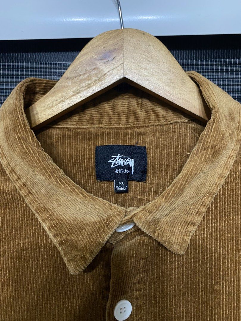 STUSSY CORDUROY BUTTON DOWN POCKET (Category: Coats, Jackets and Outerwear) located in Antipolo. Submitted by treasurethings02 (Listing ID 1459490484, Image 3). Description: STUSSY SIZE XL ON TAG 23W / 30L EXCELLENT CONDITION 10/10 CR NO ISSUE HEAVY MATERIAL .