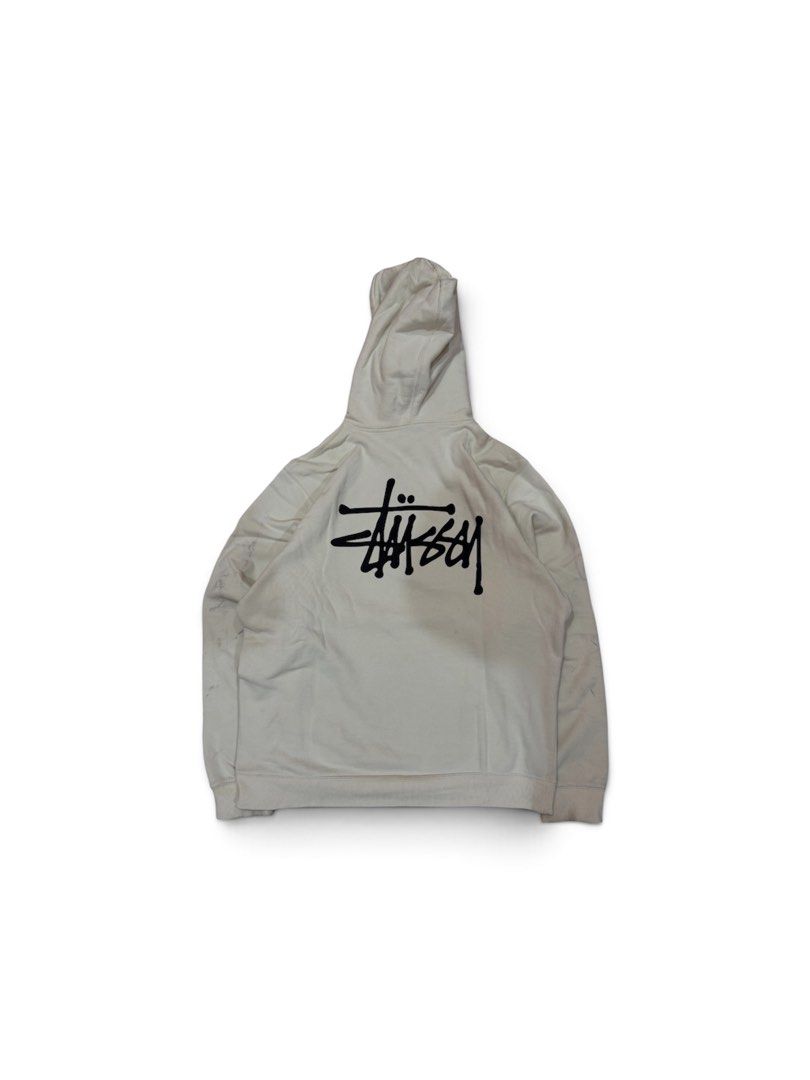 Stussy Hoodie (Category: Hoodies) located in Manila. Submitted by lorenzscofield9 (Listing ID 1459405316, Image 1). Description: Stussy basic pigment logo pull over hoodie jacket Size: XL on tag Width - 24 Length - 27 Good condition Price: 1500 + sf.