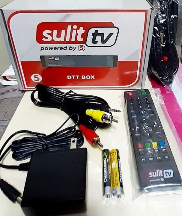 Sulit Tv box (Category: Other Home Appliances) located in Manila. Submitted by propeace4ph (Listing ID 1459351569, Image 1). Description: complete with box gagamitin na lang mas maganda kesa sa tv plus..