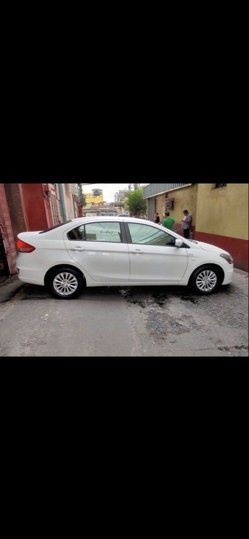 Suzuki Ciaz Gl automatic Auto (Category: Used Cars) located in Manila. Submitted by luisadavid626 (Listing ID 1459315672, Image 2). Description: 50k mileage Casa maintained Complete records First owner Magic tint 3M Negotiable for sure buyer Doctor owned Honest issues :key cover broken but with 2 silicone cases so di na siya matanggal small crack since plastic due to katagalan :aircon vent one side plastic louver broken but usable not as smooth n