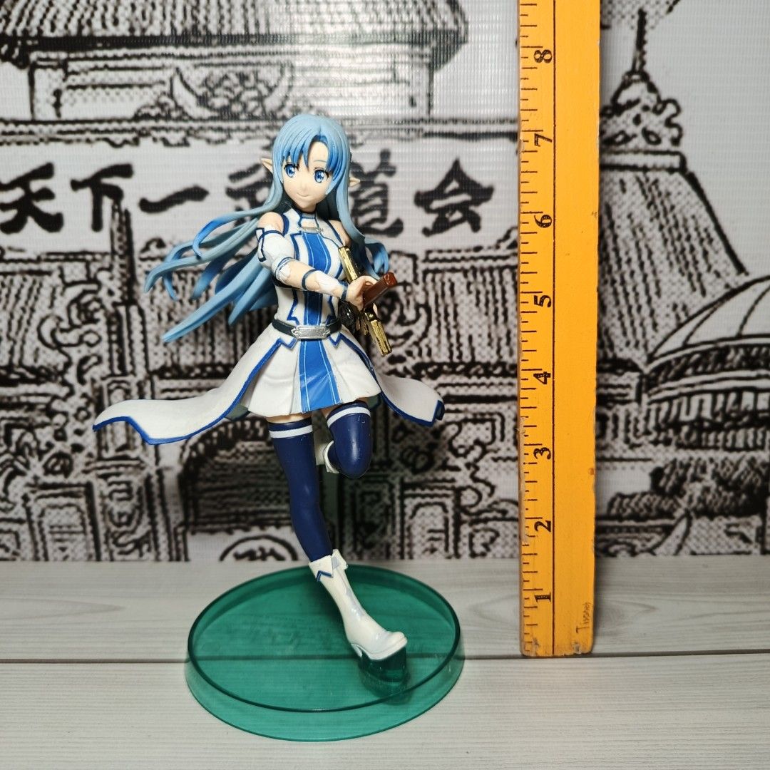 Sword Art Online Asuna Figure (Category: Figurines & Statues) located in Iloilo. Submitted by quistor (Listing ID 1459427144, Image 2). Description: Product Features: Sword Art Online Asuna Collection Figure Color: as the picture shows Size : 7 inches - see Ruler inches for size comparison Condition: Japan surplus toys, authentic, No box, Replacement Sword only, selling as is. Package Content: 1pc Notes: Due to the light and screen setting differ