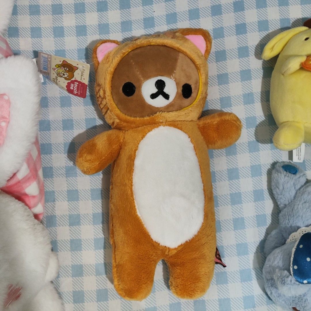 Take all 7 pcs Sanrio San-x Plushies Bundle (Category: Plushies & Soft Toys) located in Calamba. Submitted by kaels.kollectibles (Listing ID 1459394030, Image 3). Description: Take all 7 pcs Sanrio San-x Plushies Bundle✨ * couple HK and pompom sold - 7 pcs remaining Feel free to drop a message if you have any questions 🥰 ℹ️ First to pay basis 🏷️ GCash / Bank Transfer 🚚 J&T Express 📍 Calamba City, Laguna.
