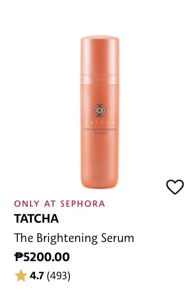 Tatcha The Brightening Serum (Category: Face Care) located in Quezon City. Submitted by quirksandcurls (Listing ID 1459426261, Image 2). Description: .