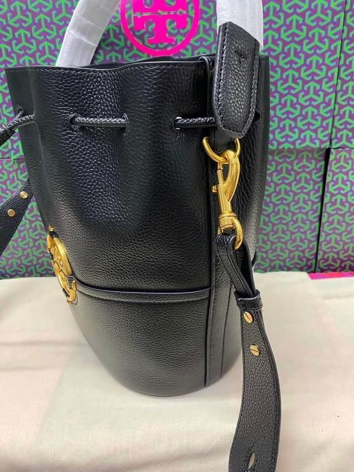 Tory Burch Shoulder Bag Miller (Category: Luxury Bags & Wallets) located in Santa Cruz. Submitted by janelovebagswatchesshoesph (Listing ID 1459389499, Image 3). Description: Tory Burch Miller Bucket Bag accented with a distinctive gold-tone double-T logo and a braided strap..
