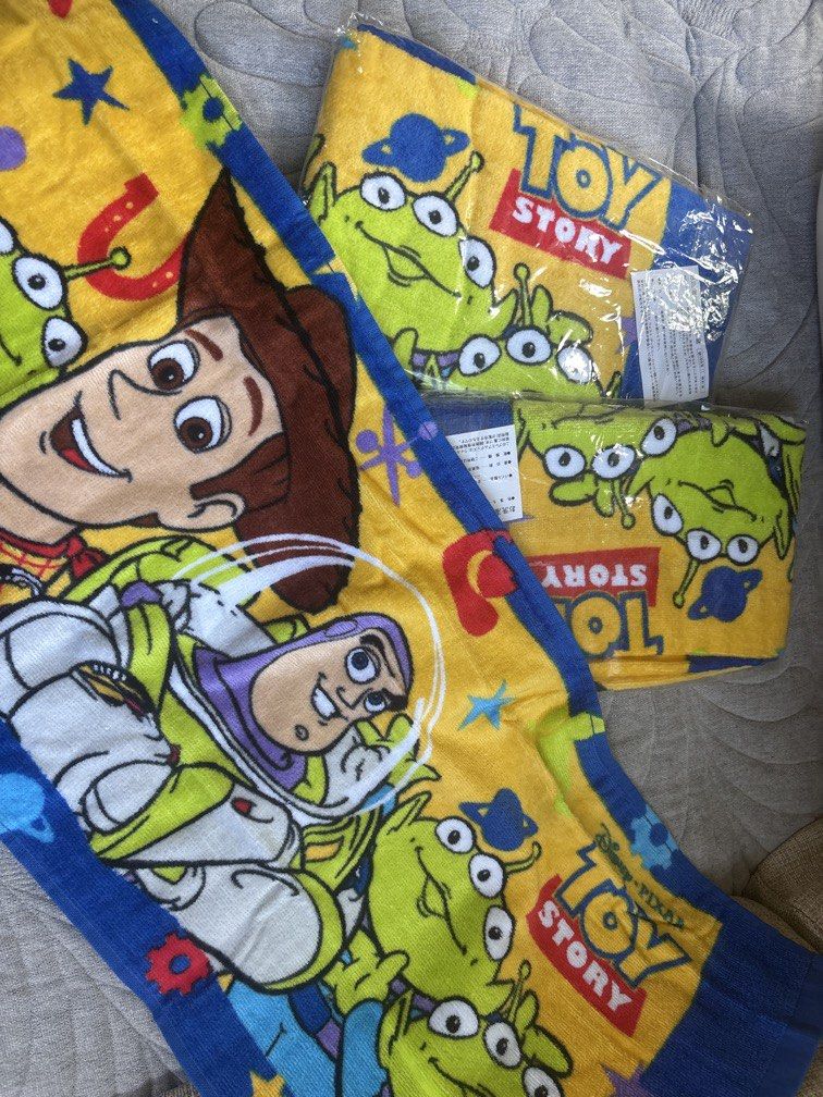 Toy Story long towel (Category: Bedding & Towels) located in Calamba. Submitted by cur8d (Listing ID 1459352293, Image 1). Description: 135 each .