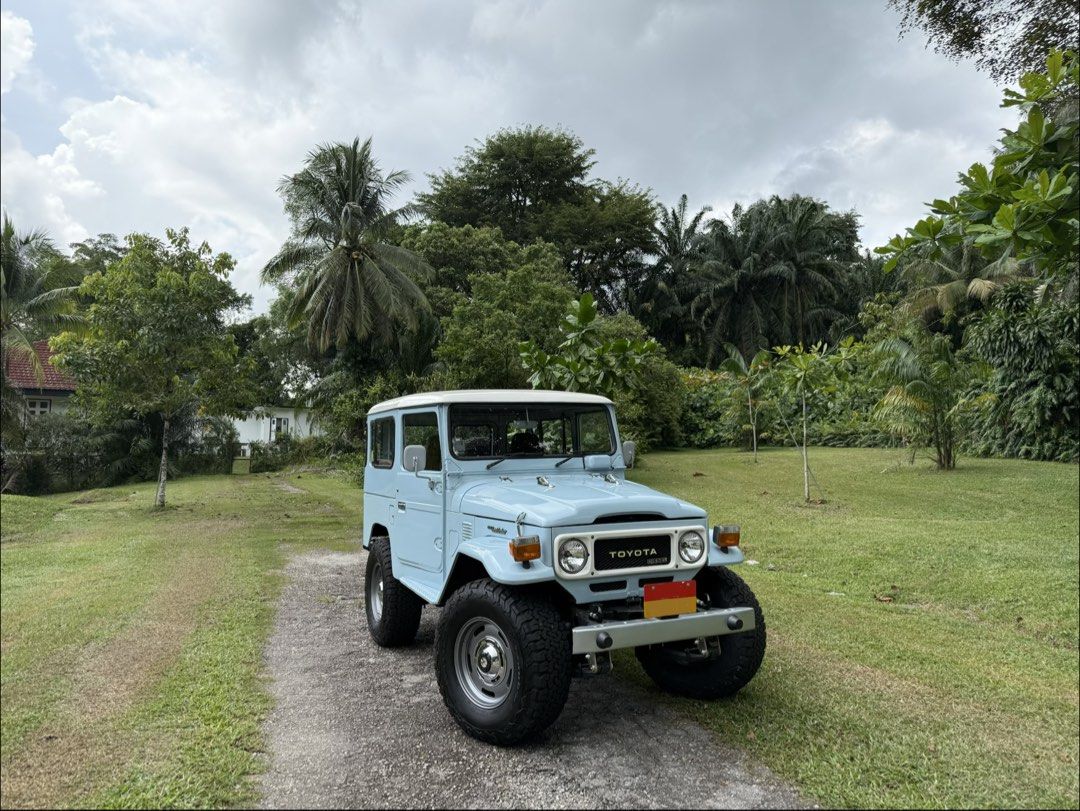 Toyota Land Cruiser BJ40 Manual (Category: Used Commercial Vehicles for Sale) located in Singapore. Submitted by storeroom_clearance (Listing ID 1459488677, Image 1). Description: Offering my 1979 Toyota Land Cruiser BJ40 for sale. This is a personal vehicle that has undergone considerable restoration and sorting, with the intention of keeping the character and simplicity of the original 40 Series while making it a classic that can actually be dr