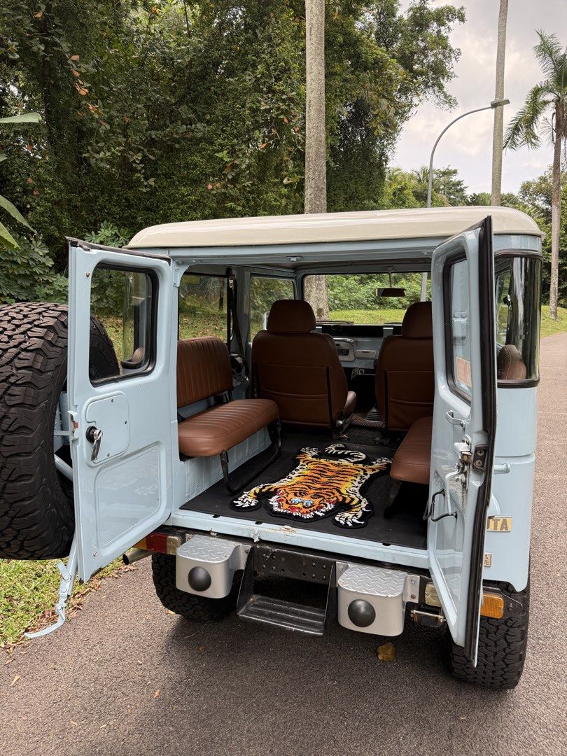 Toyota Land Cruiser BJ40 Manual (Category: Used Commercial Vehicles for Sale) located in Singapore. Submitted by storeroom_clearance (Listing ID 1459488677, Image 3). Description: Offering my 1979 Toyota Land Cruiser BJ40 for sale. This is a personal vehicle that has undergone considerable restoration and sorting, with the intention of keeping the character and simplicity of the original 40 Series while making it a classic that can actually be dr